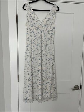 Bates Sisters Boutique Baevely cottagecore floral maxi dress size medium